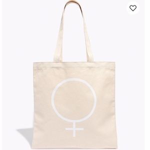 Madewell x Girls Inc. Reusable Canvas Tote Bag NWT